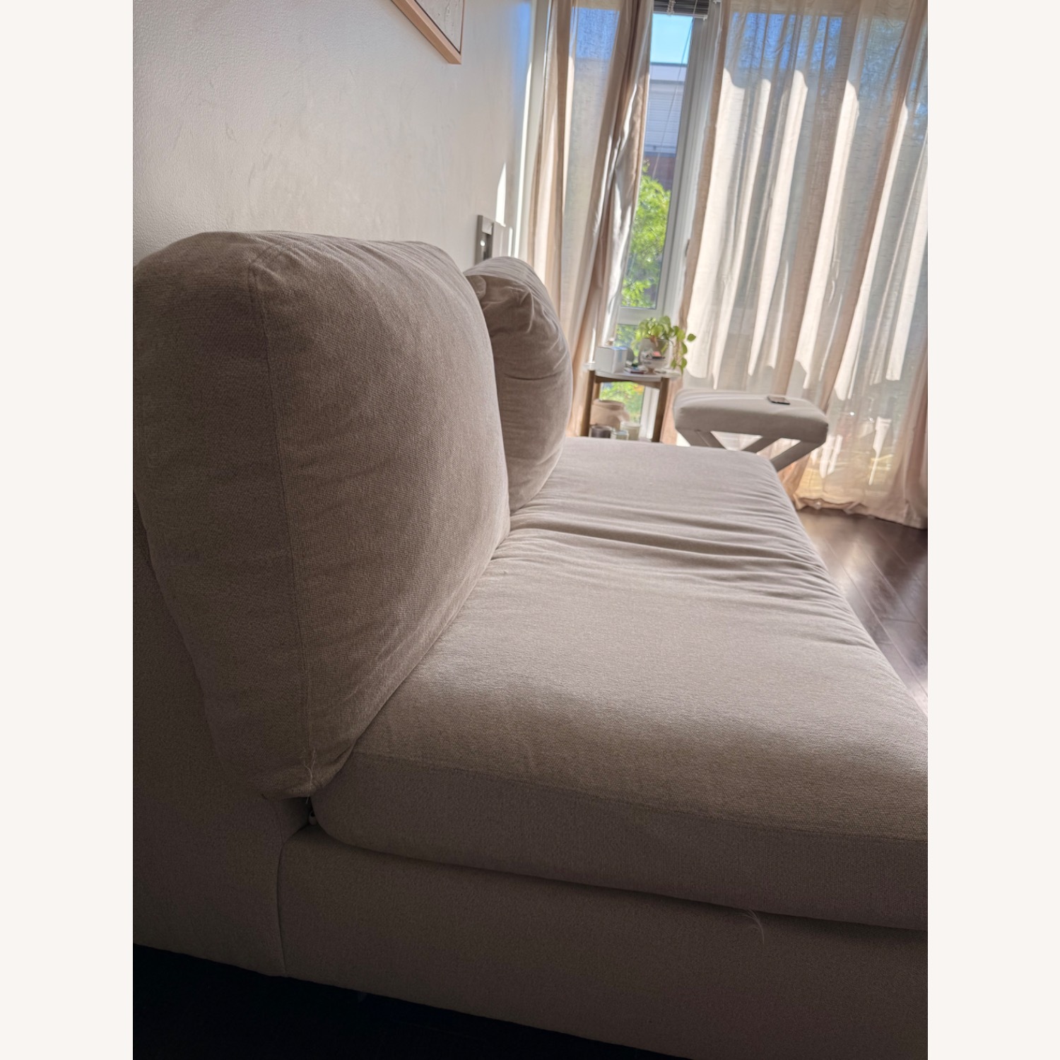 West Elm Natural 2 Seater Sofa - image-3
