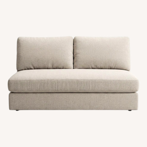 Used West Elm Natural 2 Seater Sofa for sale on AptDeco