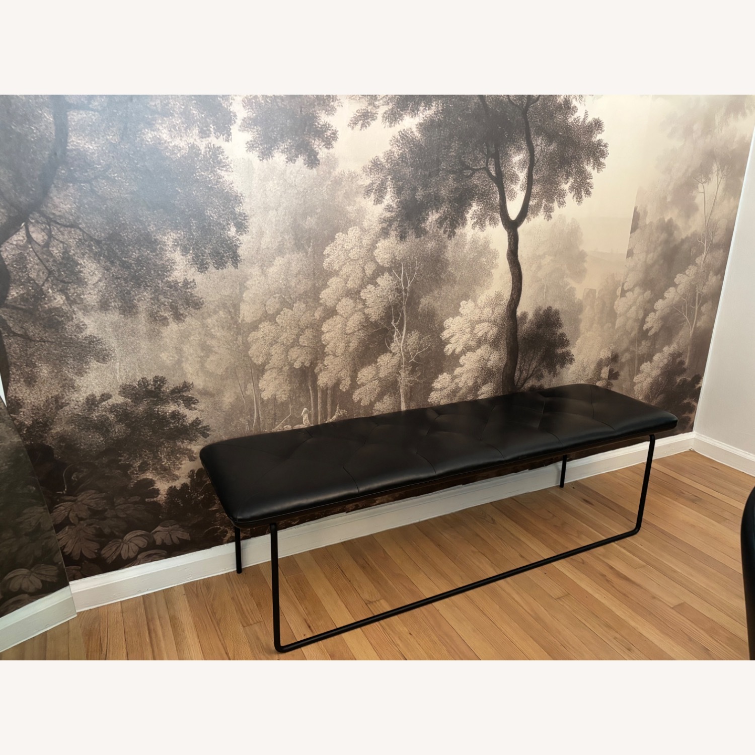 Article Level Bella Black 61" Bench - image-1