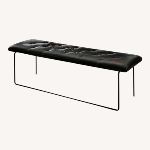 Used Article Level Bella Black 61" Bench for sale on AptDeco