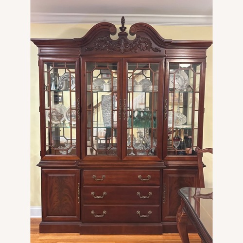 Used Cherry China Cabinet for sale on AptDeco