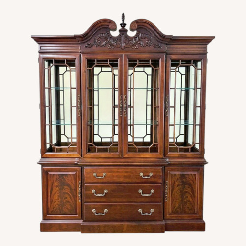 Used Cherry China Cabinet for sale on AptDeco