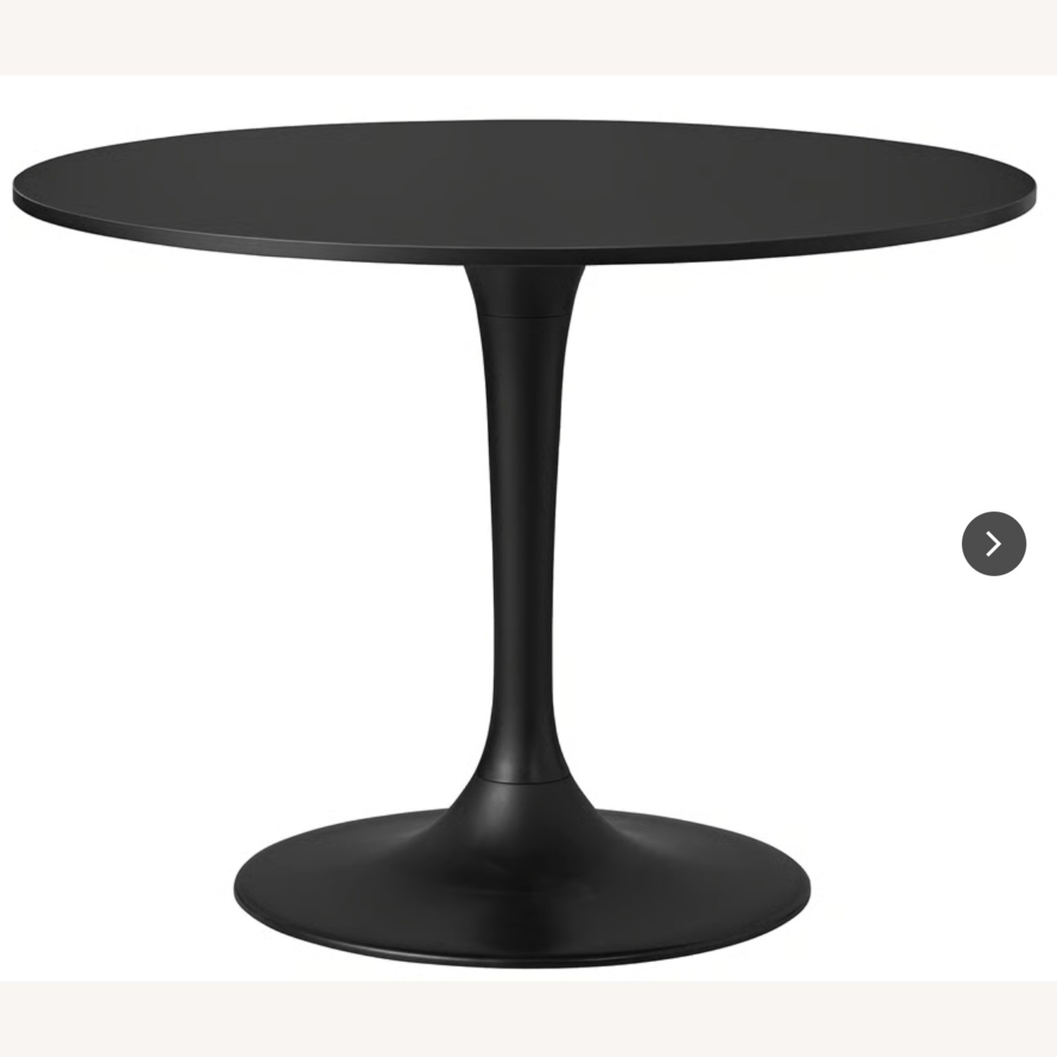 IKEA DOCKSTA Tulip Table, Black - image-3