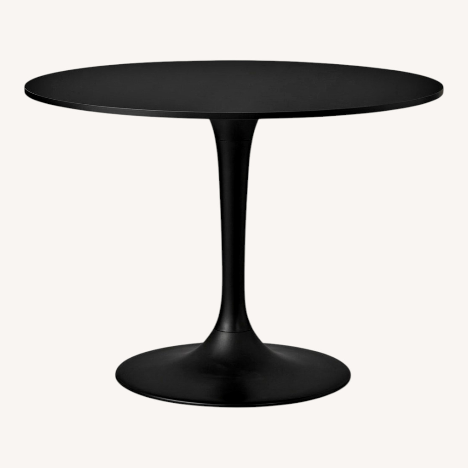 IKEA DOCKSTA Tulip Table, Black - image-0