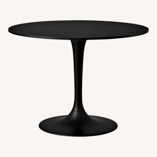 Used IKEA DOCKSTA Tulip Table, Black for sale on AptDeco