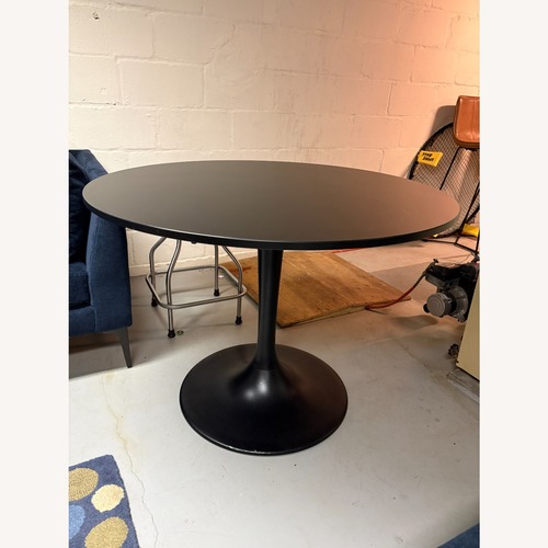 Used IKEA DOCKSTA Tulip Table, Black for sale on AptDeco