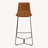 All Modern Light Brown Metal Stools