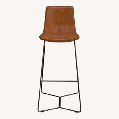 Used All Modern Light Brown Metal Stools for sale on AptDeco