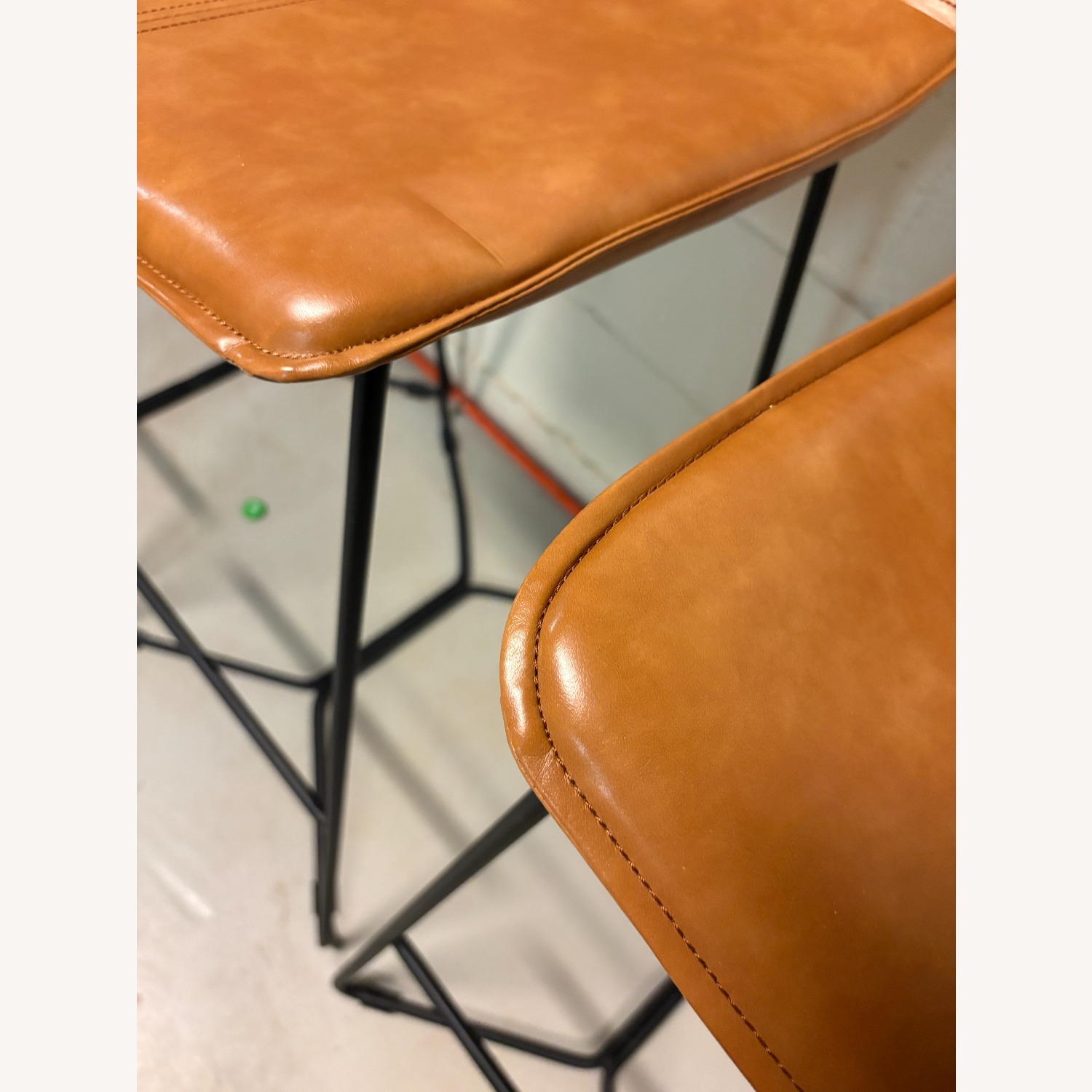 All Modern Light Brown Metal Stools - image-4