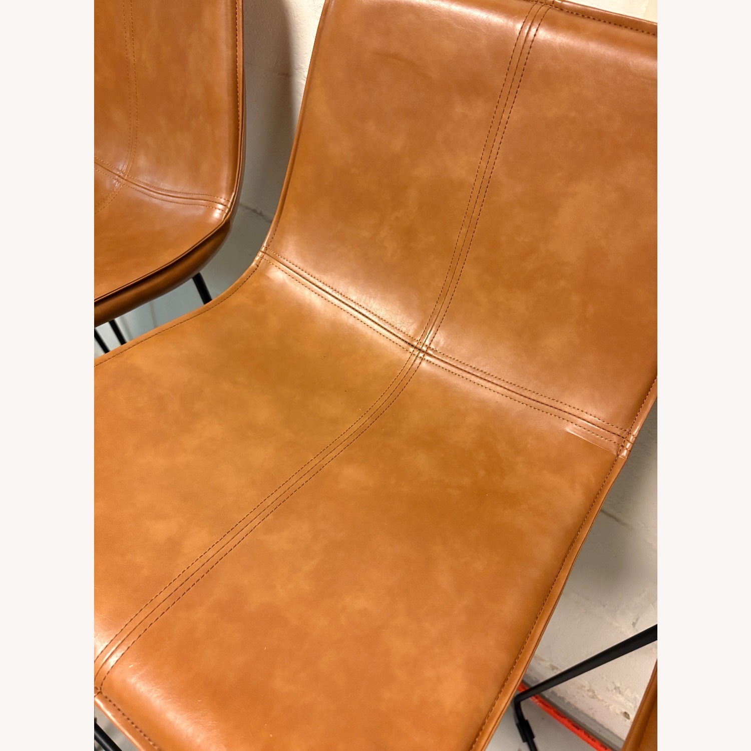 All Modern Light Brown Metal Stools - image-5