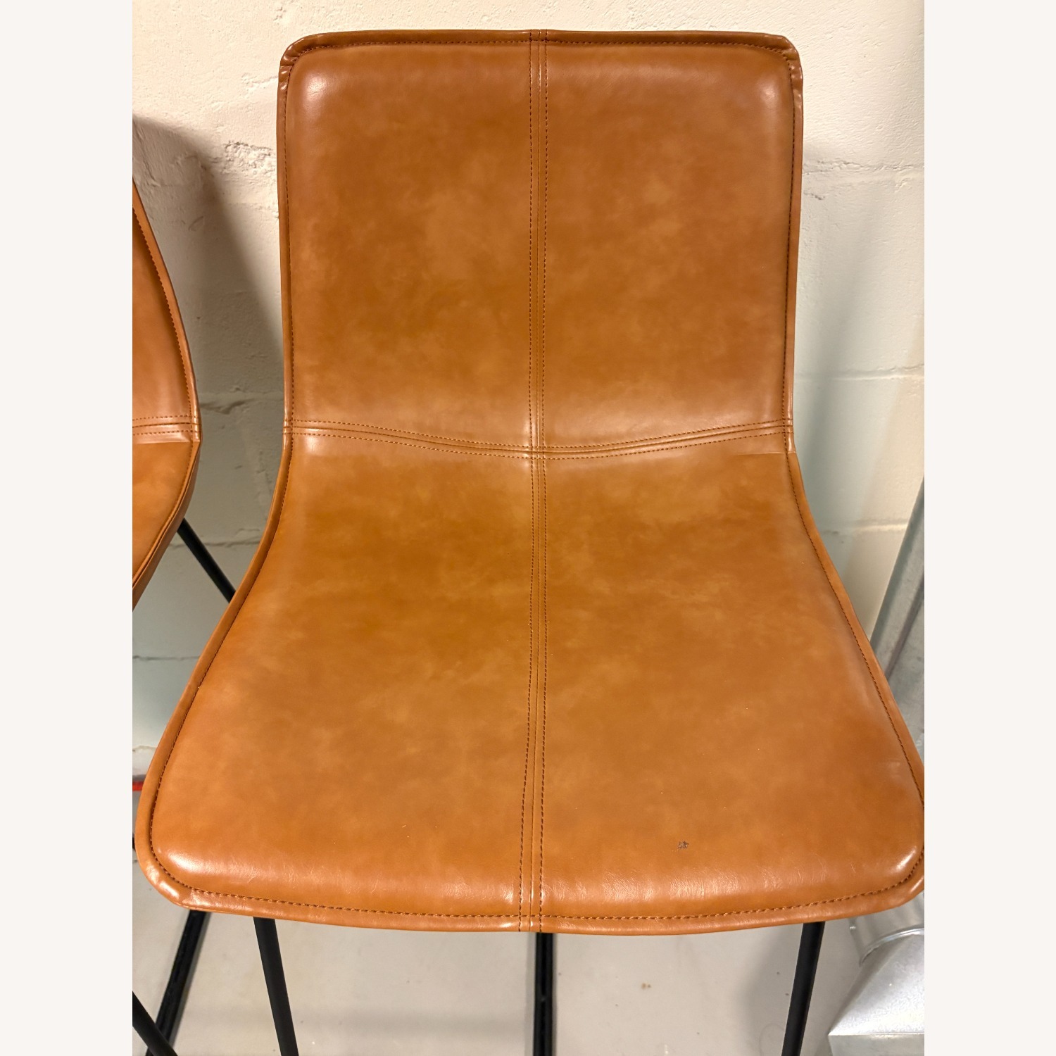 All Modern Light Brown Metal Stools - image-2