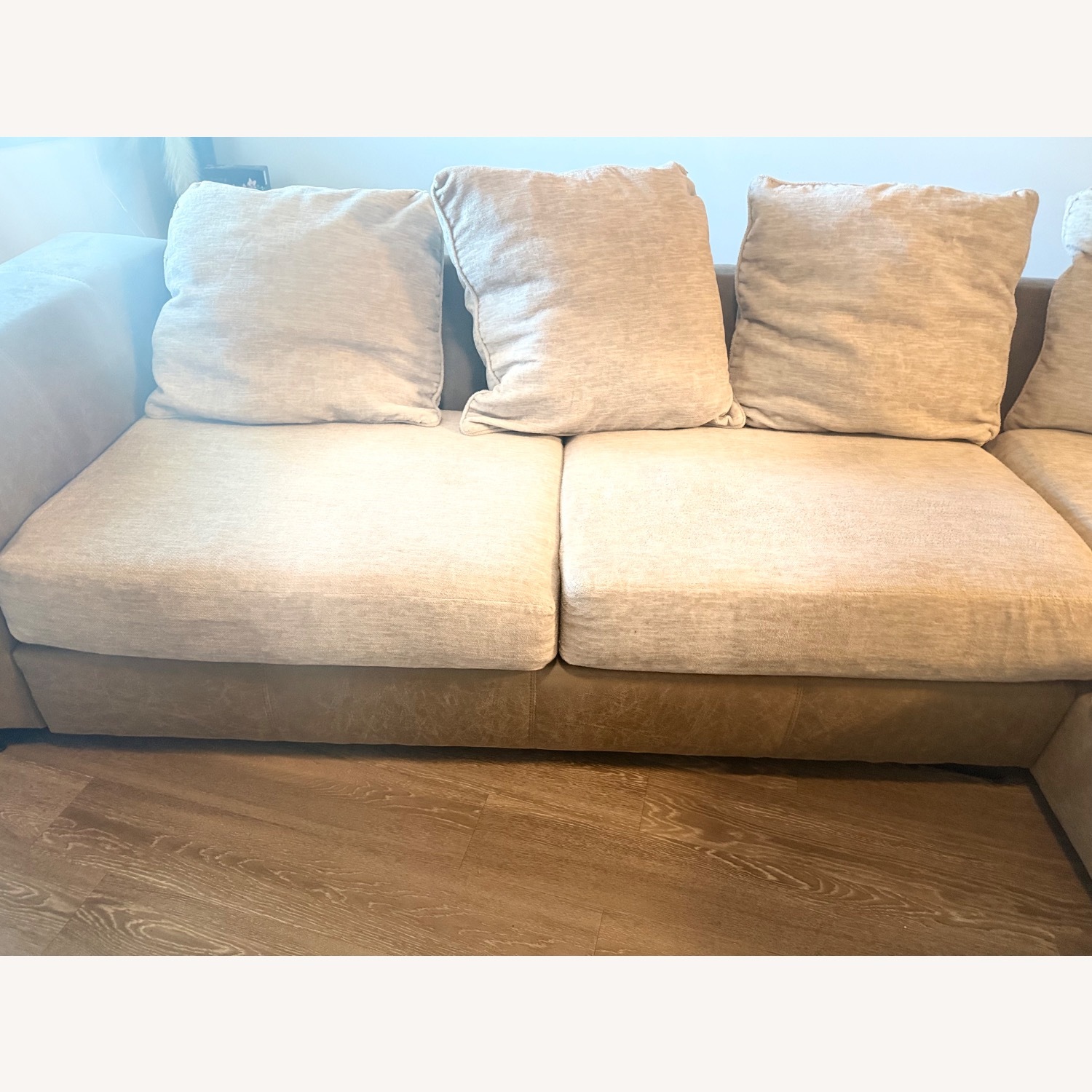 Rooms To Go Natural 2 Piece Sectional - image-2