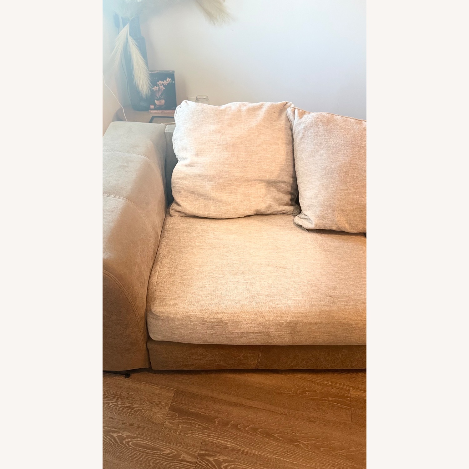 Rooms To Go Natural 2 Piece Sectional - image-6