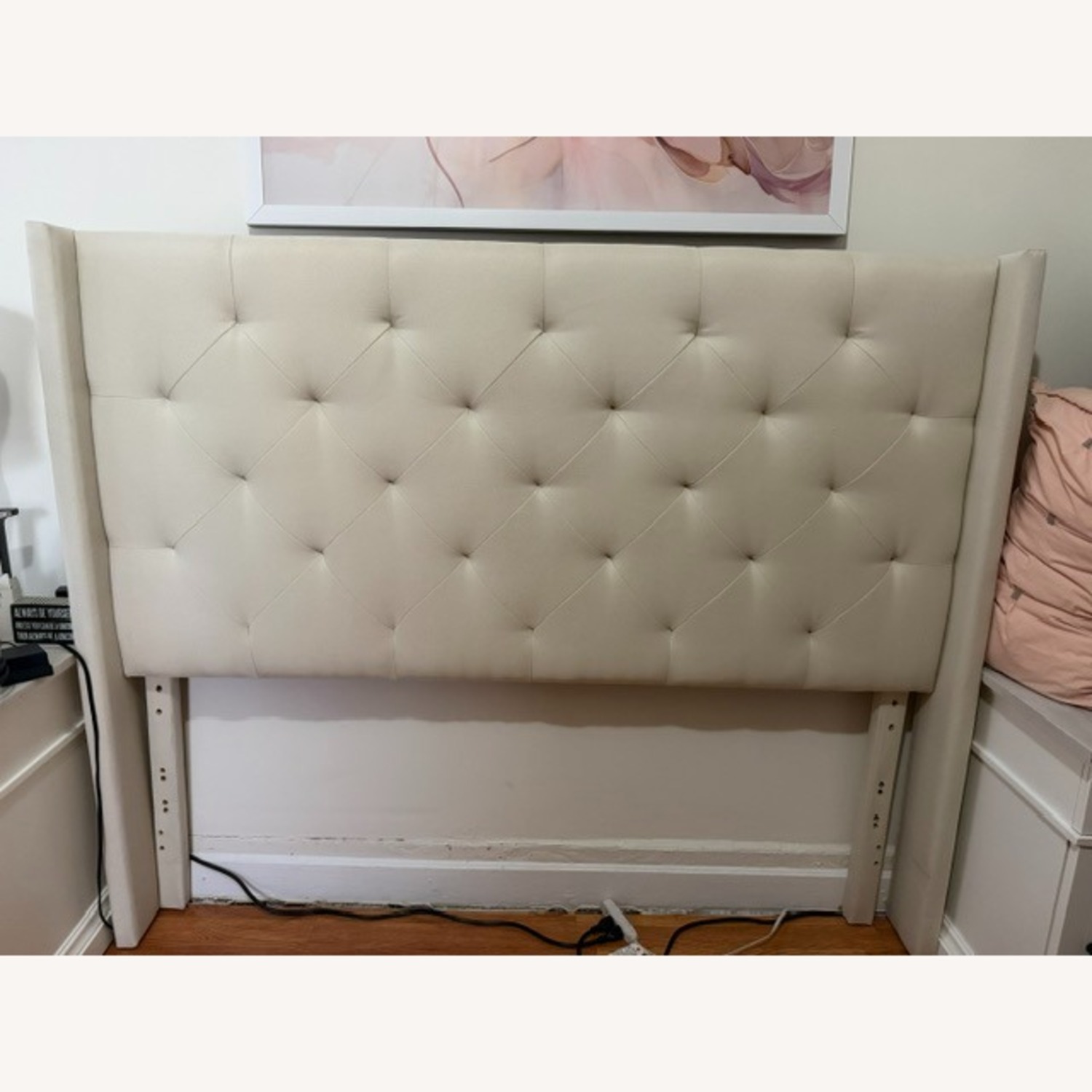 Baxton Studio Natural Fabric Headboard - image-1