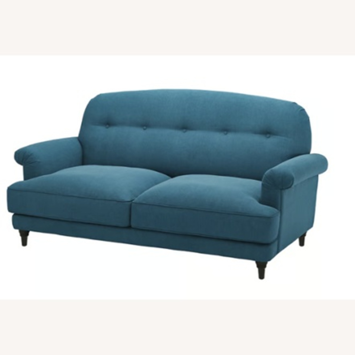 IKEA Esseboda Blue Fabric 3 Sofa and Ottoman - image-4