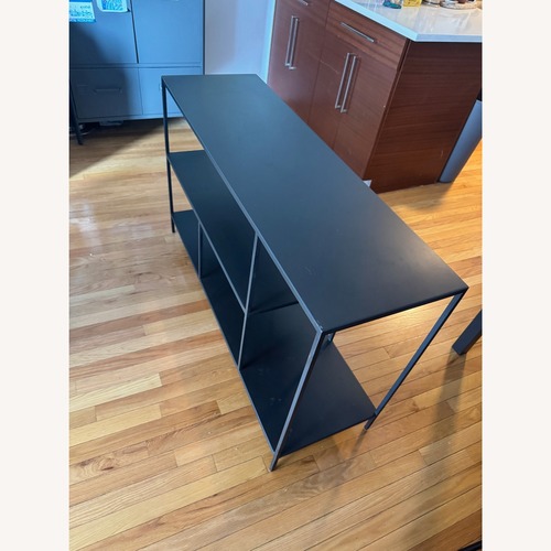 Used Foshay Console Bookcase — Natural Steel for sale on AptDeco