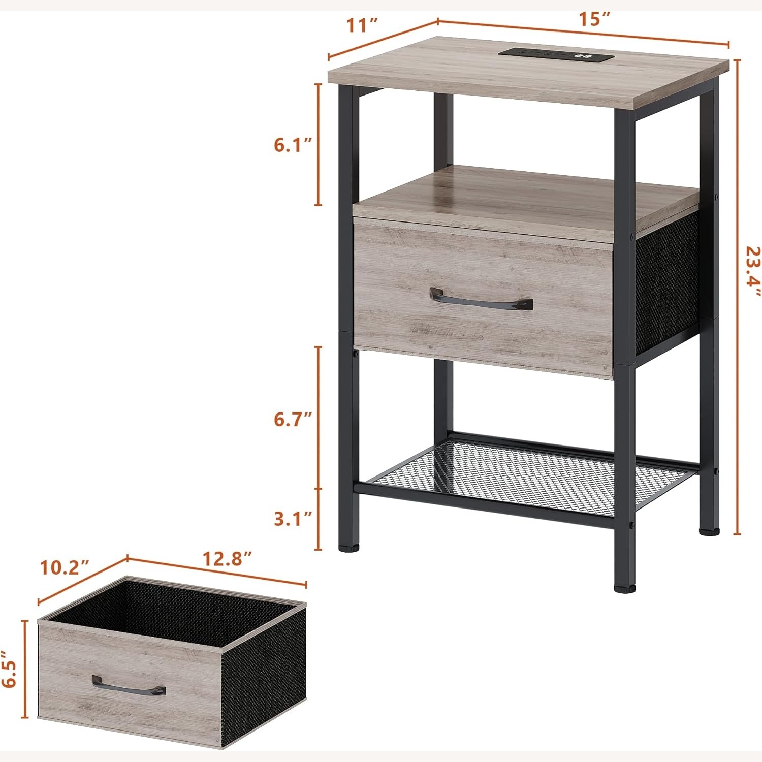TRIFEBLE Nightstand, Set 2 - image-4