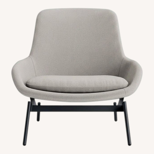 Used Blu Dot Field Chair Light Gray Fabric Armchair for sale on AptDeco