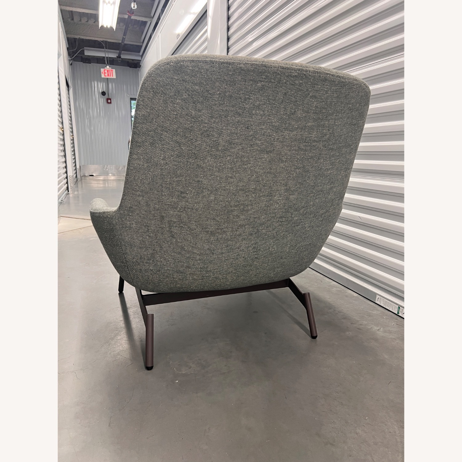 Blu Dot Field Chair Light Gray Fabric Armchair - image-3