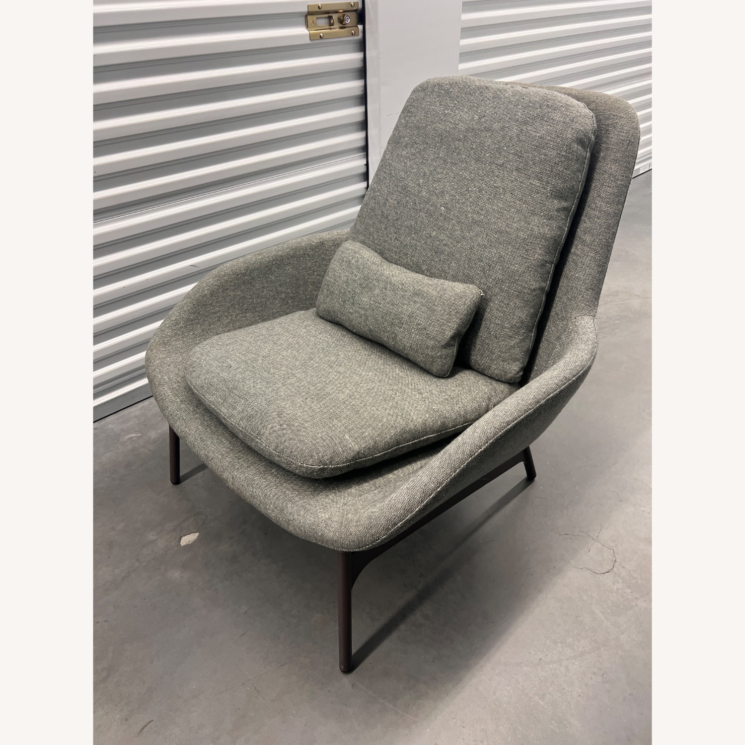 Blu Dot Field Chair Light Gray Fabric Armchair - image-1