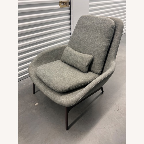 Used Blu Dot Field Chair Light Gray Fabric Armchair for sale on AptDeco