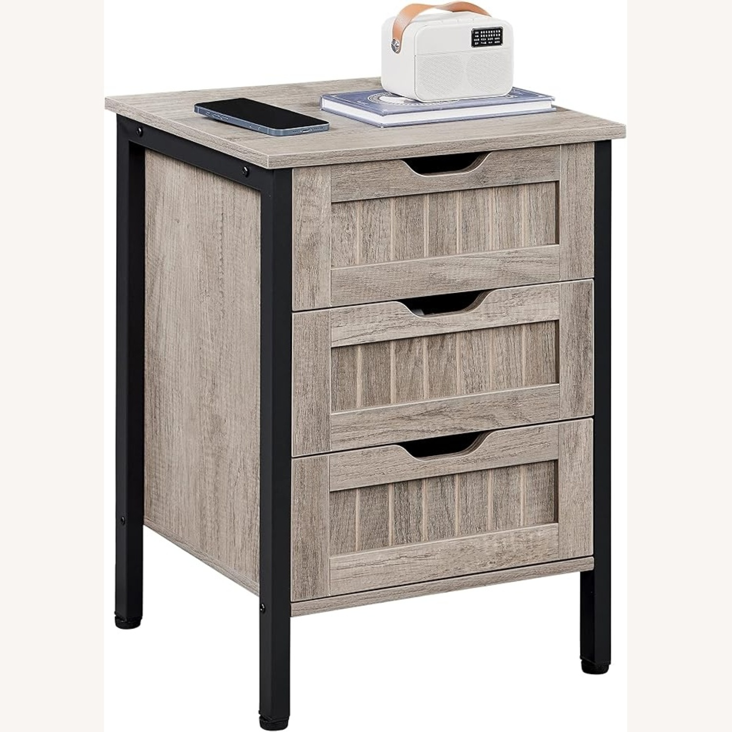 Yaheetech Wood Nightstand (Set of 2)  - image-4