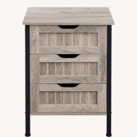 Yaheetech Wood Nightstand (Set of 2) 