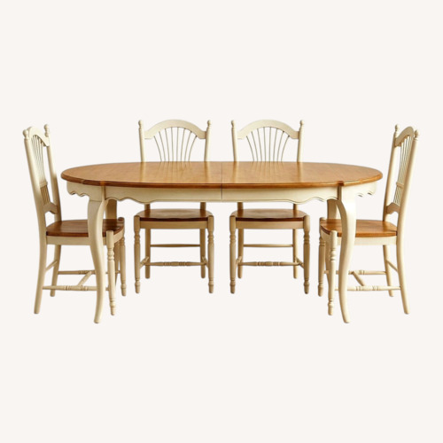 Used Vintage Ethan Allen French Provincial Dining Set for sale on AptDeco