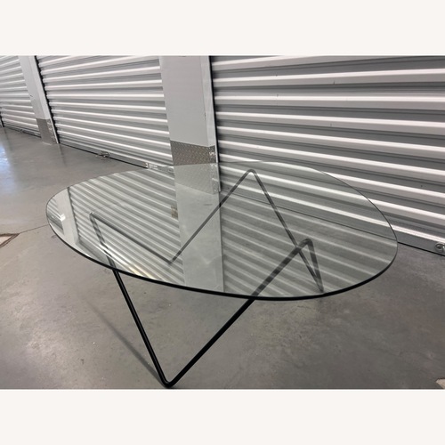 Used Gubi Style Pedrera Transparent Glass Coffee Table for sale on AptDeco