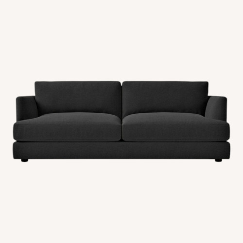 Used West Elm Haven Dark Gray Velvet Sleeper Sofa for sale on AptDeco