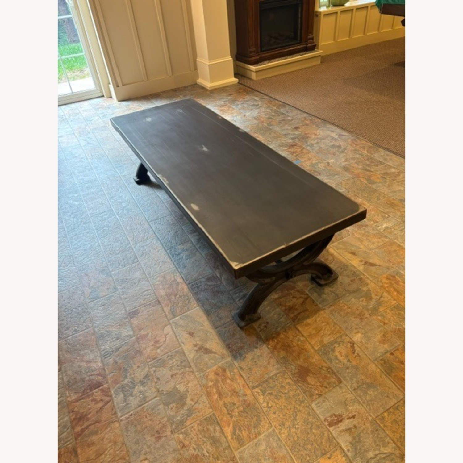Restoration Hardware 1940s Steel Coffee Table - image-3