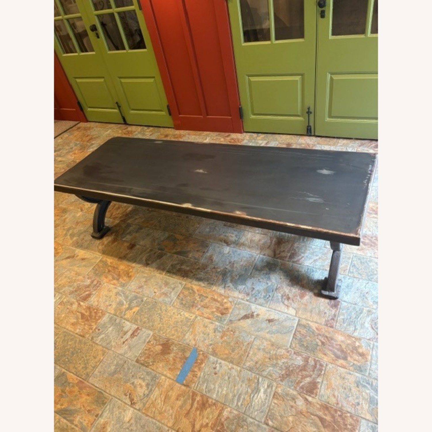 Restoration Hardware 1940s Steel Coffee Table - image-1