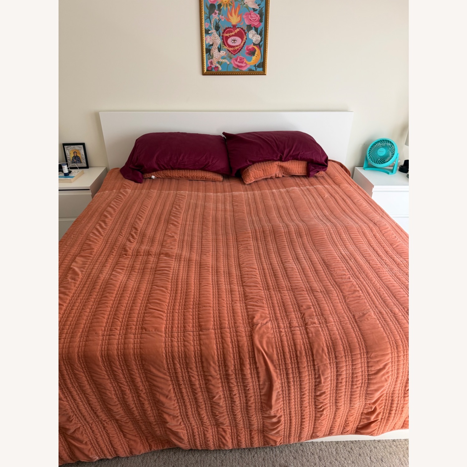 IKEA Malm White King Bed - image-1