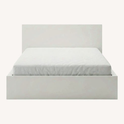 Used IKEA Malm White King Bed for sale on AptDeco