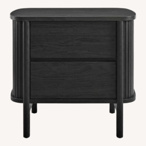 Used Overstock Black Wood Nightstands for sale on AptDeco