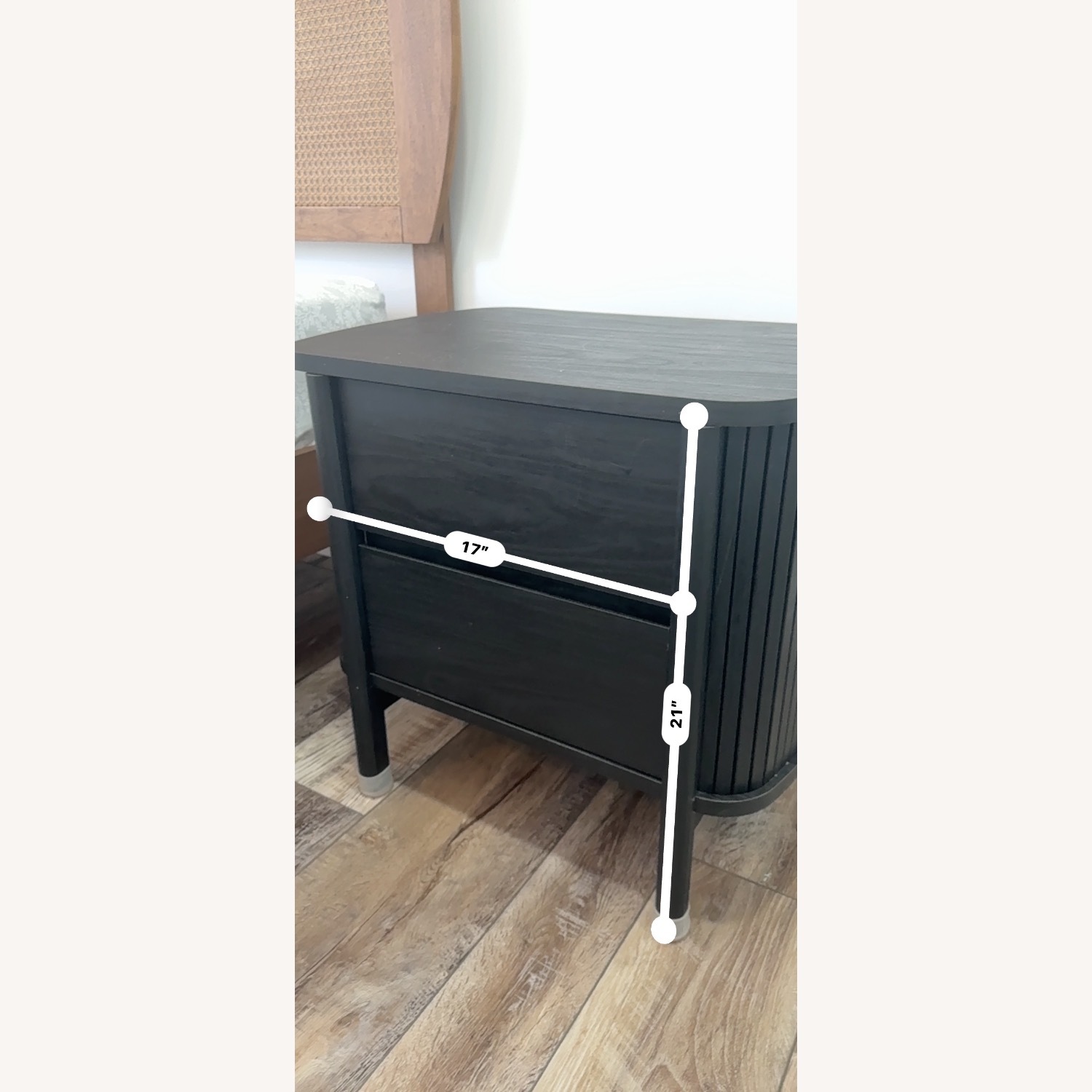Overstock Black Wood Nightstands - image-3