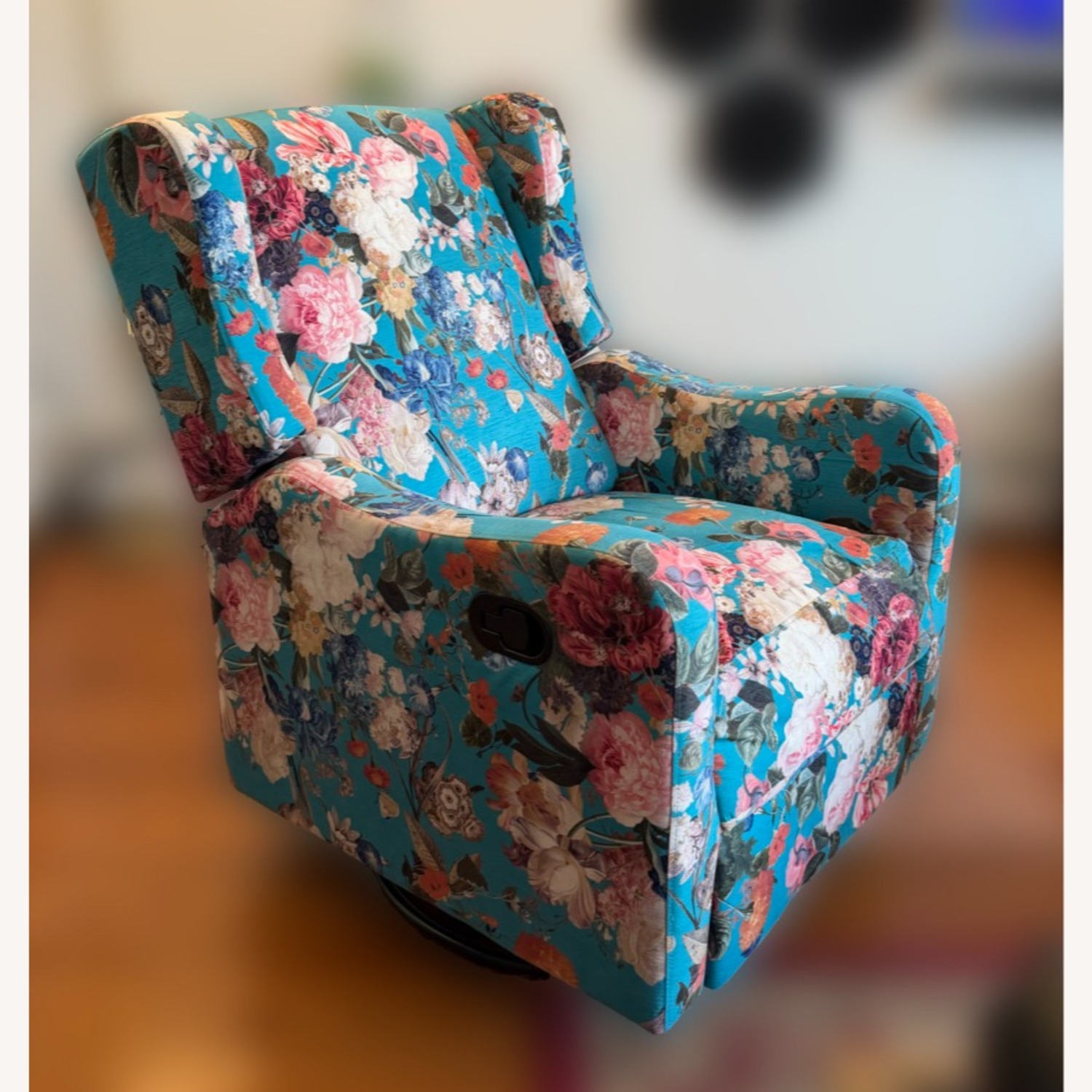 Wayfair Floral Metal Manual Recliner Swivel Rocker - image-1