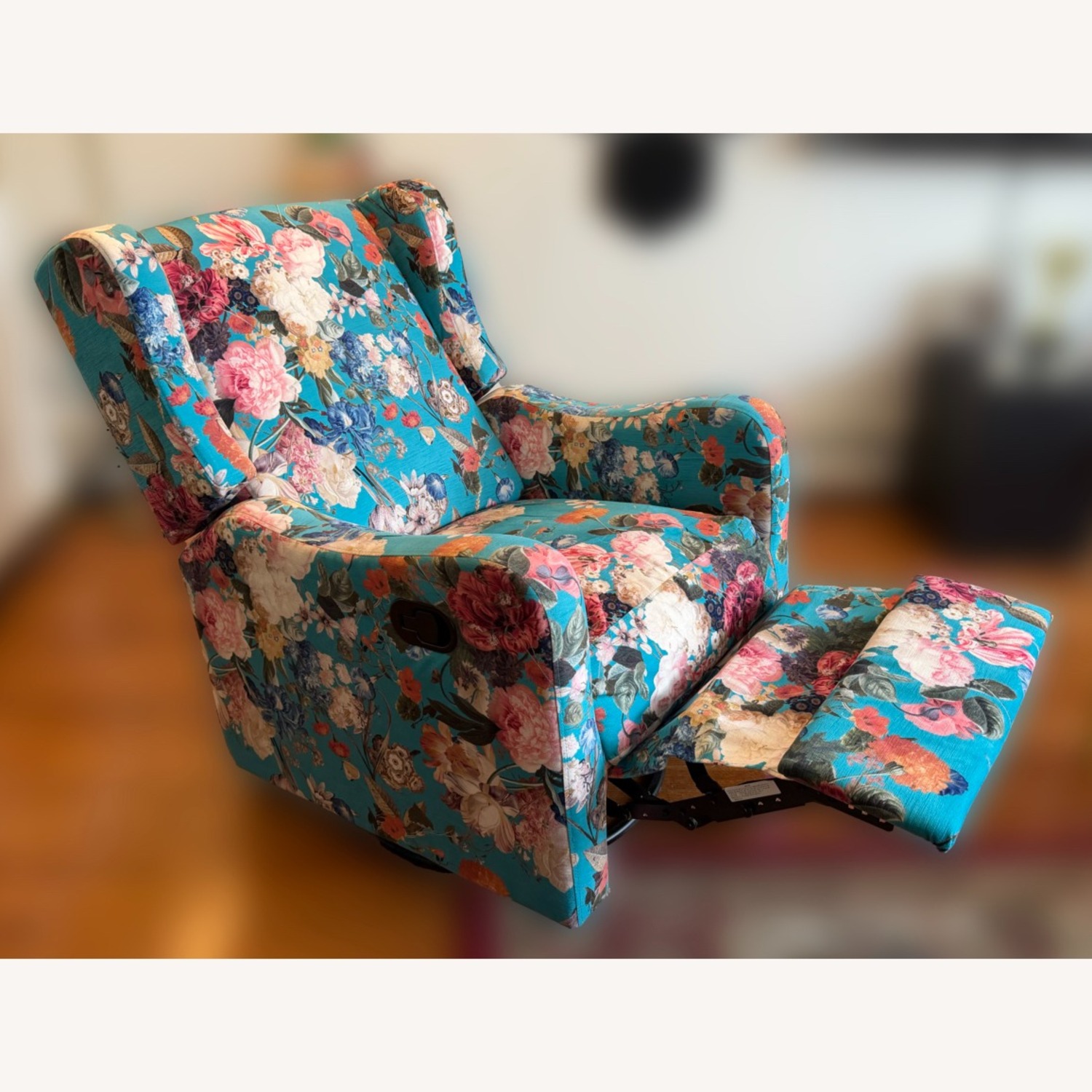 Wayfair Floral Metal Manual Recliner Swivel Rocker - image-2