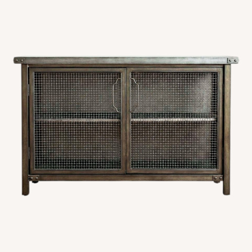 Used Silver Metal Sideboard for sale on AptDeco