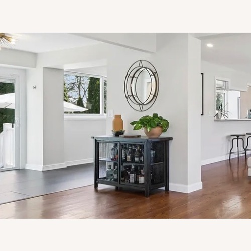 Used Silver Metal Sideboard for sale on AptDeco