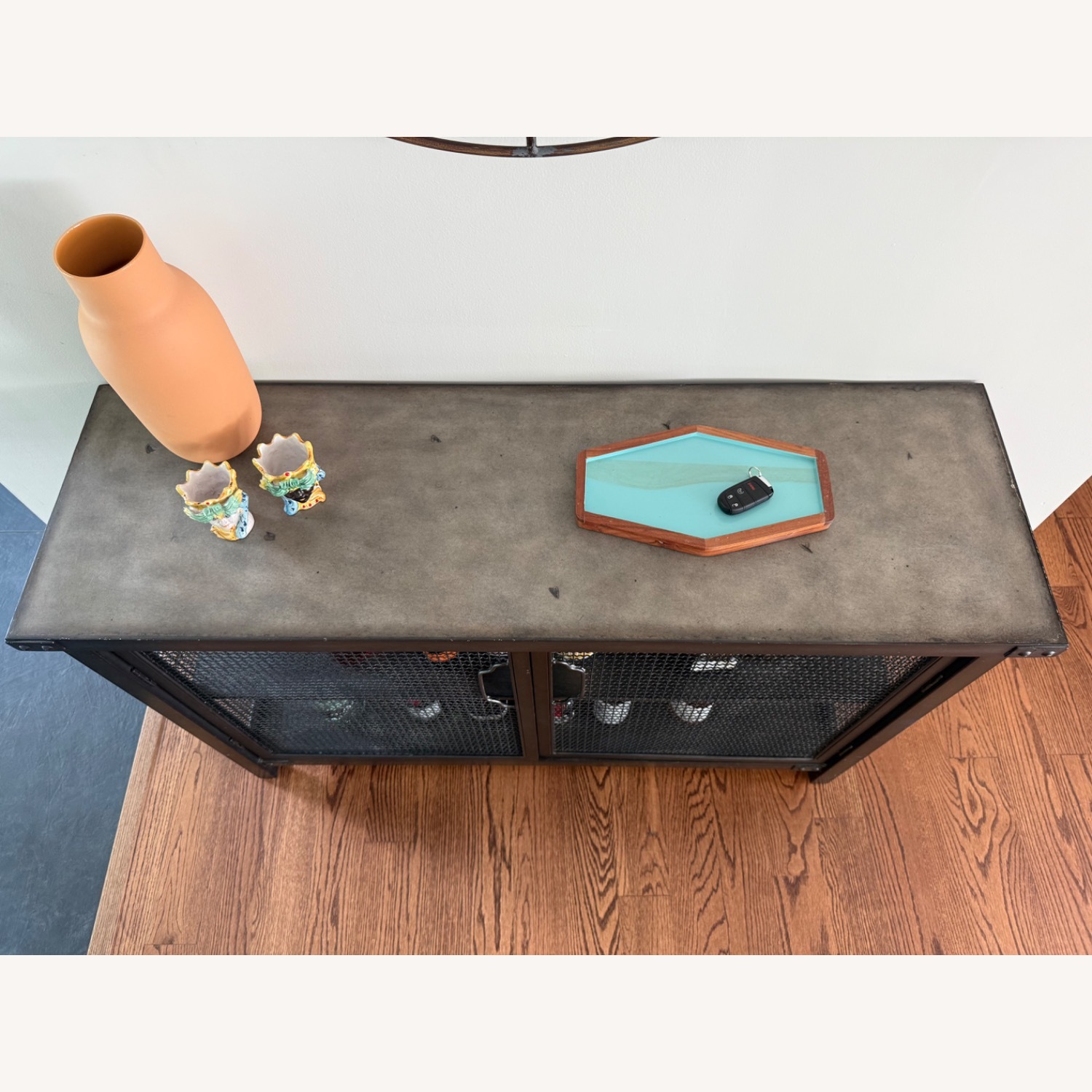 Silver Metal Sideboard - image-4