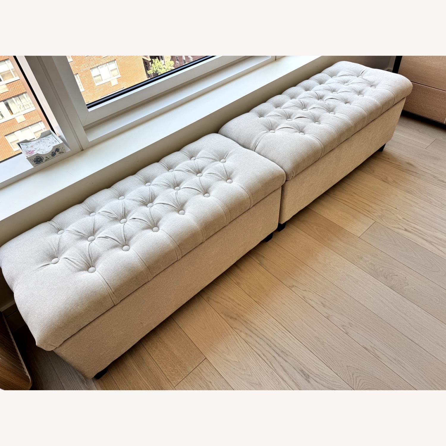 Light Brown Fabric Chest - image-3