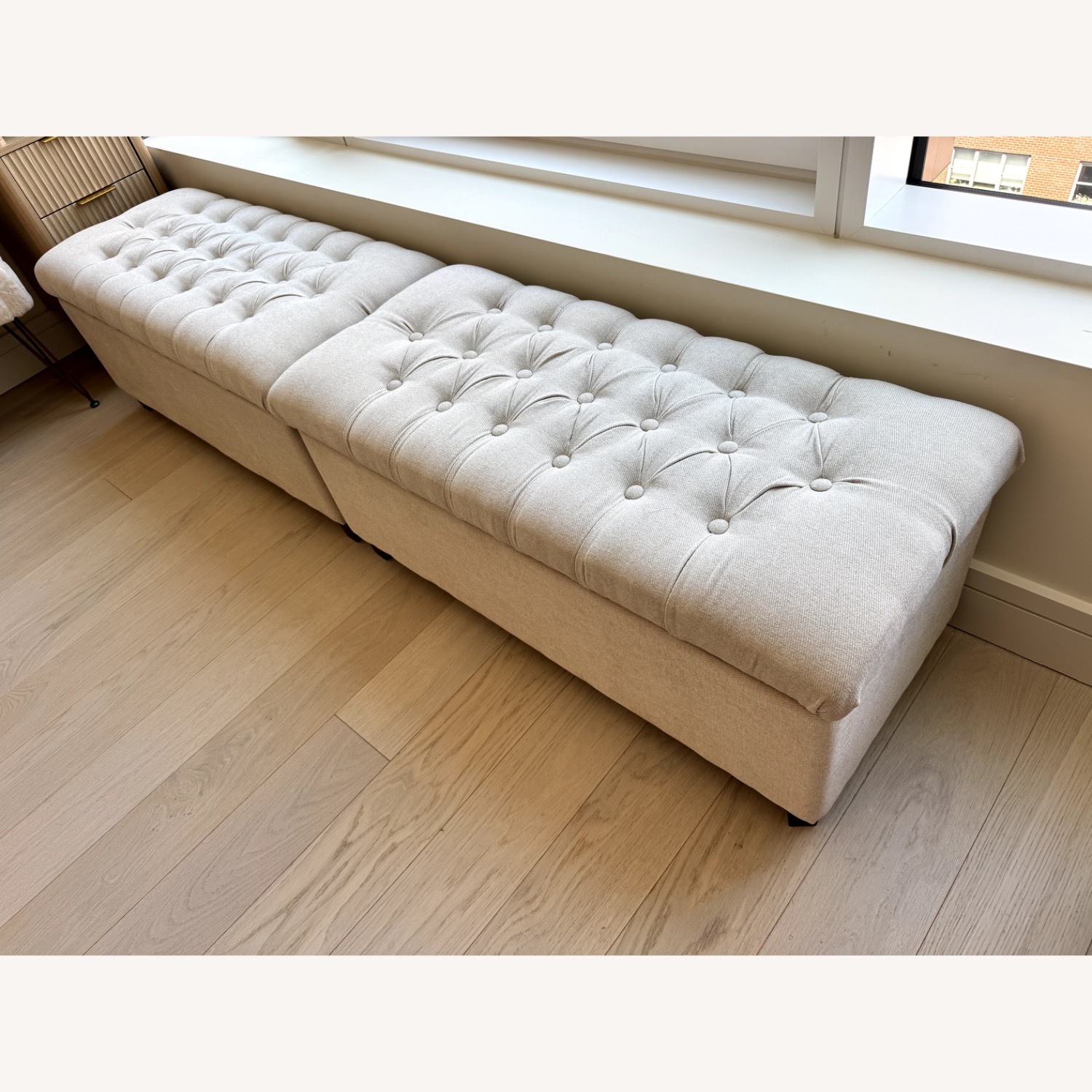 Light Brown Fabric Chest - image-2