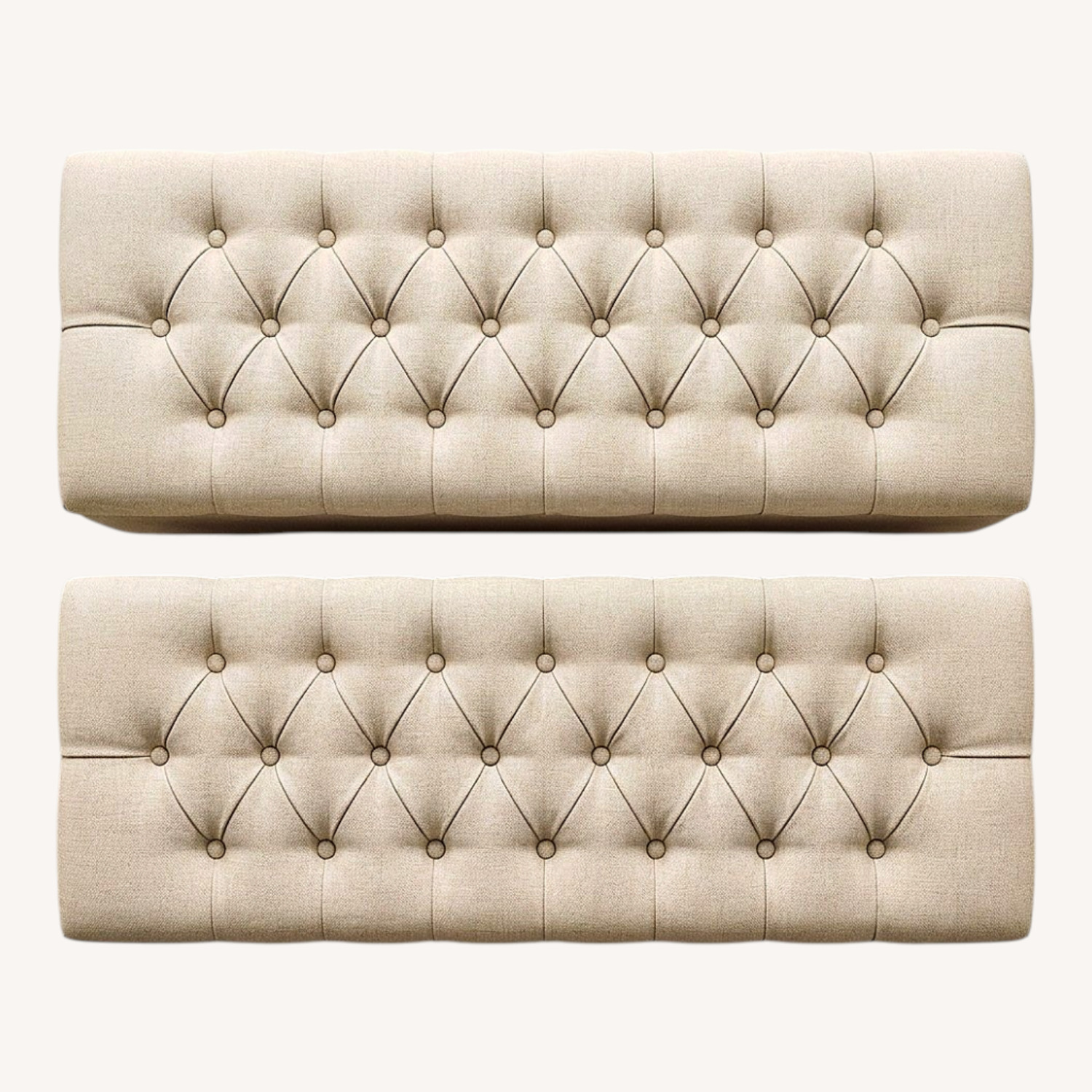 Light Brown Fabric Chest - image-0