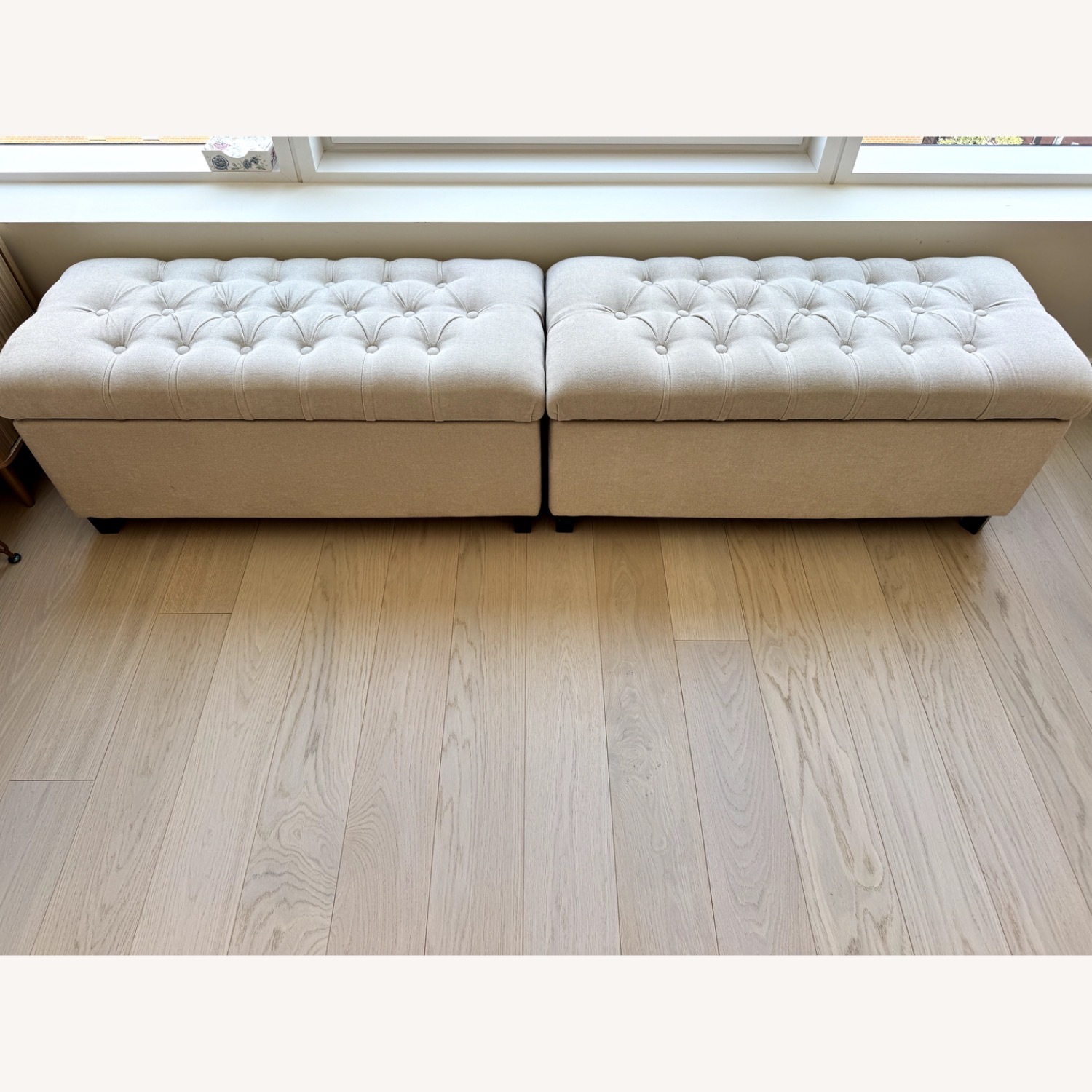 Light Brown Fabric Chest - image-1
