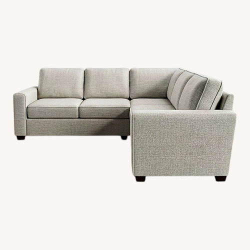 Used Pottery Barn Fremont Square Arm 3-Piece L-Shaped Sectional for sale on AptDeco