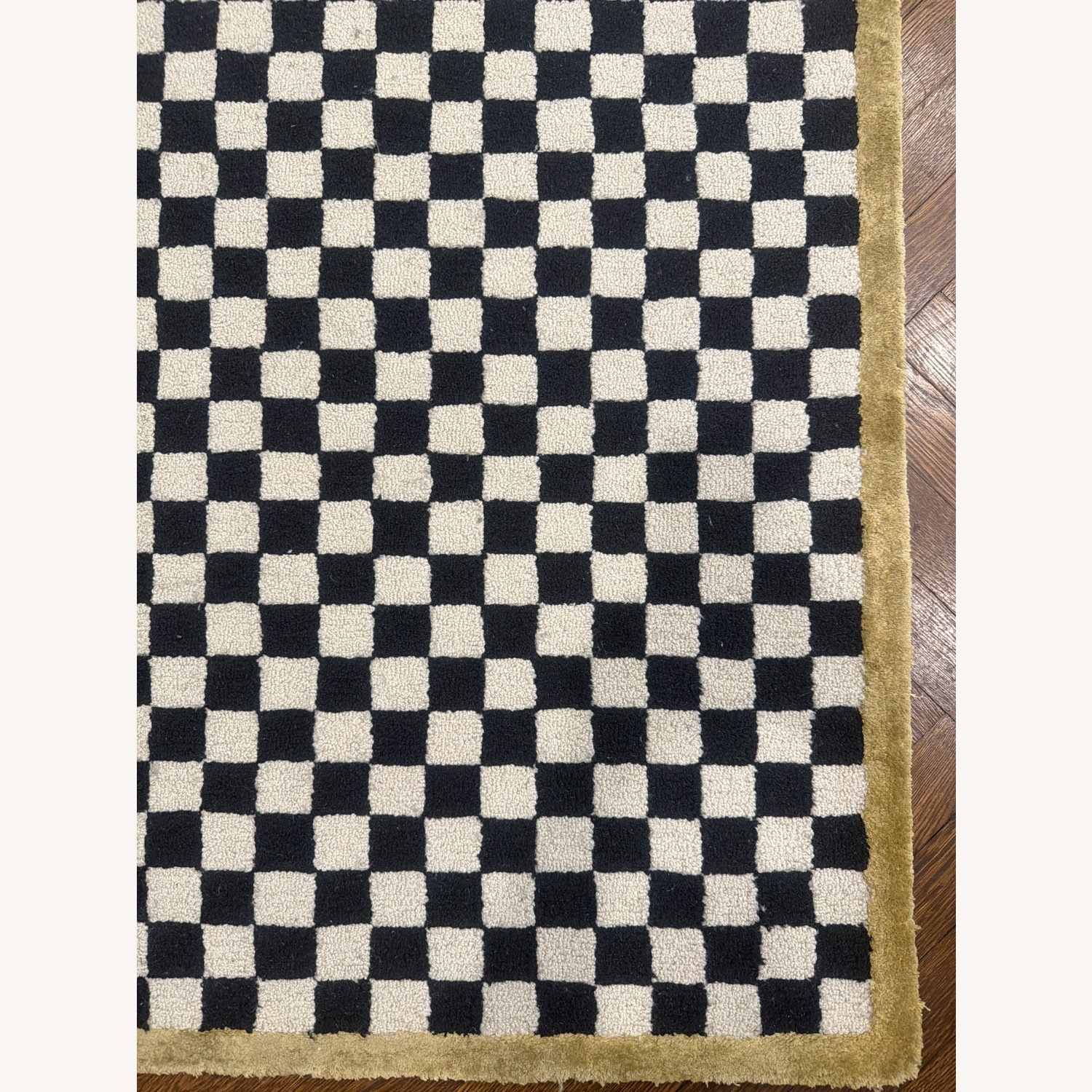 MacKenzie-Childs Black Wool Area Rug 3' x 5' - image-4