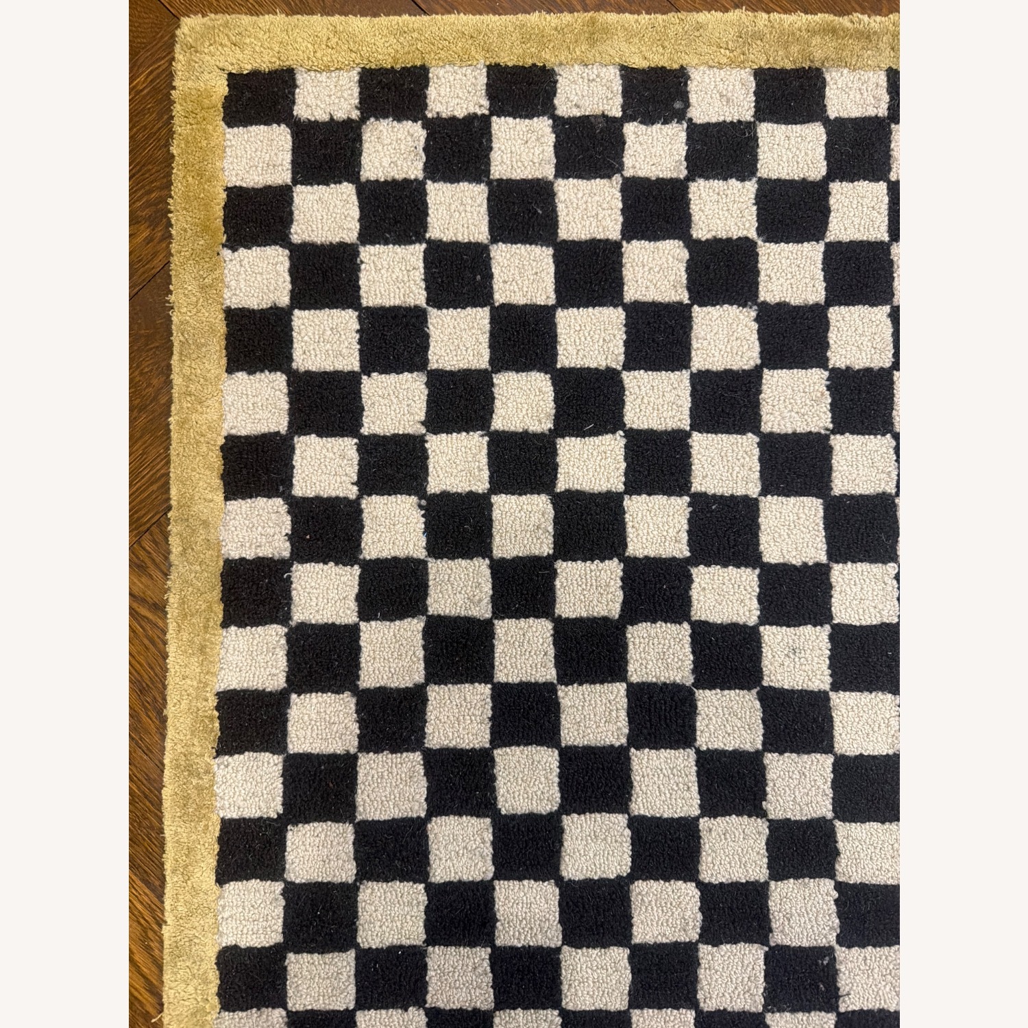 MacKenzie-Childs Black Wool Area Rug 3' x 5' - image-6