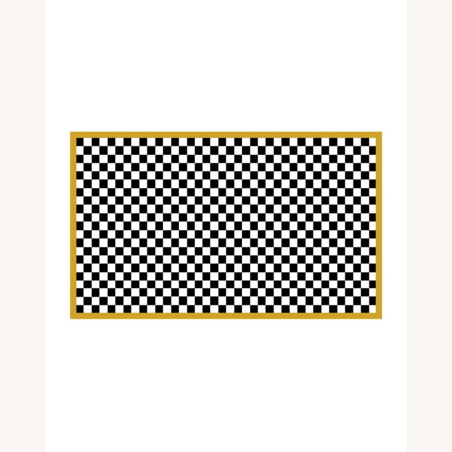 MacKenzie-Childs Black Wool Area Rug 3' x 5' - image-1