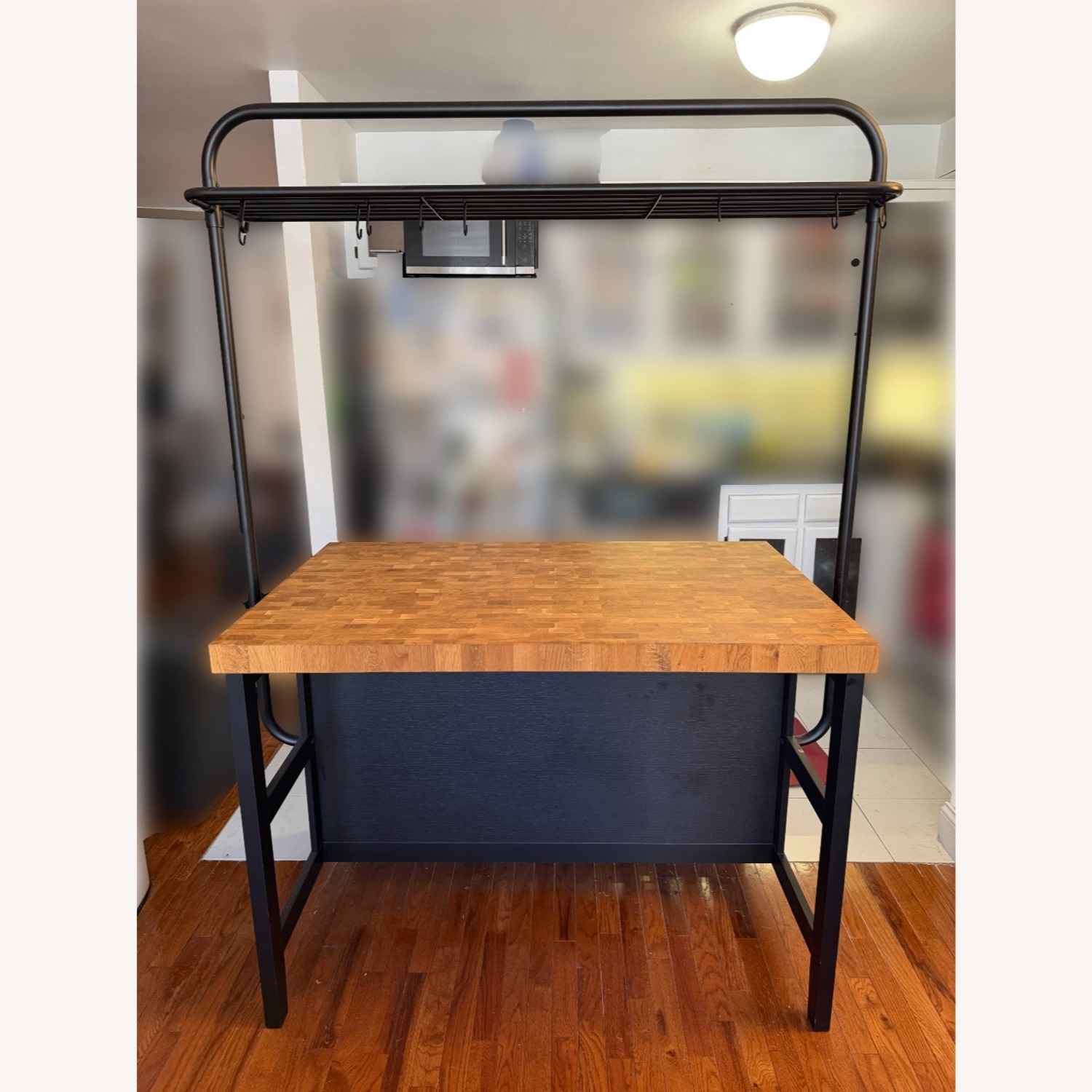 IKEA Vadholma Dark Brown Kitchen Island - image-1
